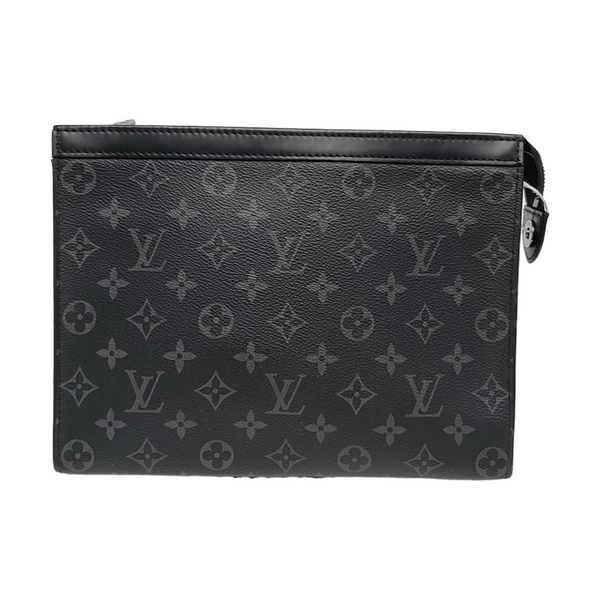 Pochette Voyag MM Monogram Coated Canvas Black