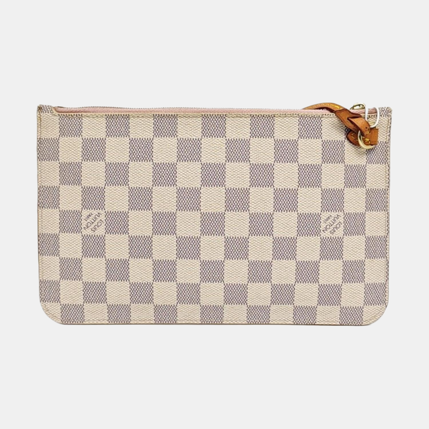 Authenticated pre-owned  Neverfull Damier Azur Coated Canvas White - Top Handle Bag at Looply
