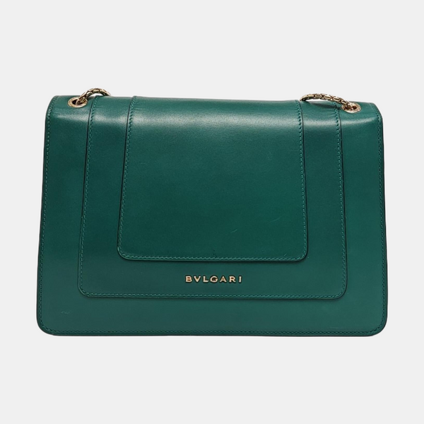 SERPENTI FOREVER Medium Calfskin Green
