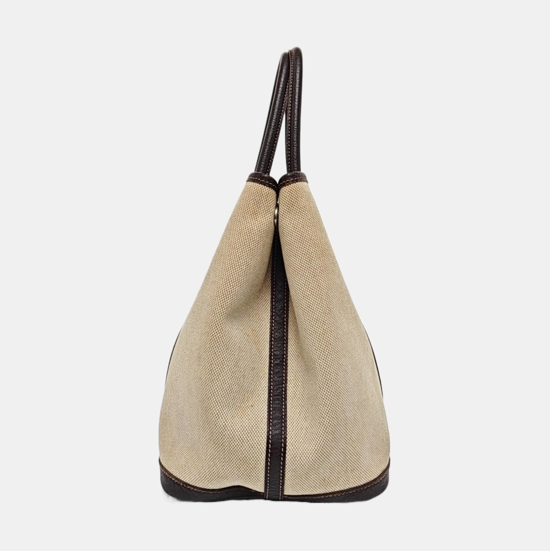 Authenticated pre-owned  Garden Party 36 Canvas Beige - Top Handle Bag at Looply