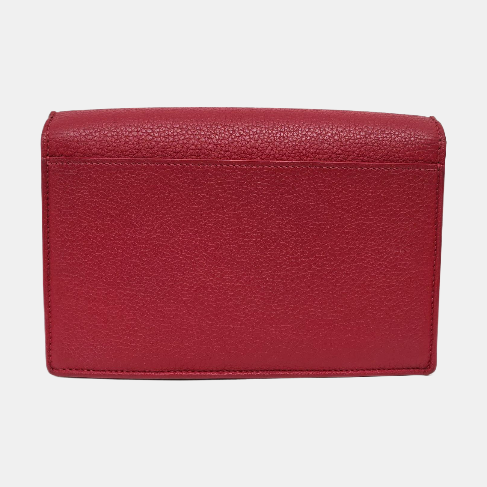 Authenticated pre-owned  Lockme Calfskin Red - Shoulder Bag at Looply