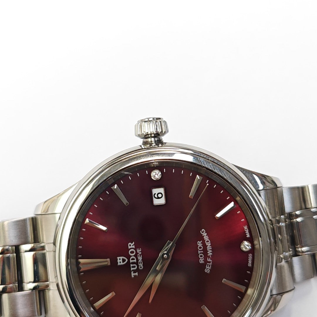 38mm Red Automatic Watch