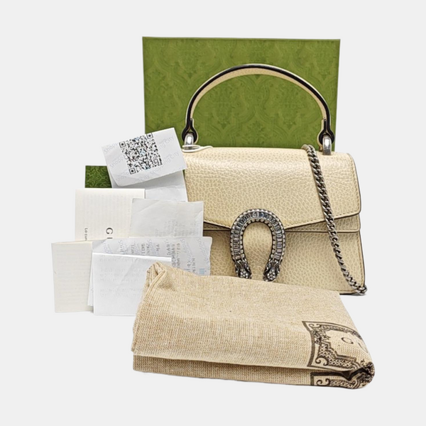 Dionysus Mini Calfskin White