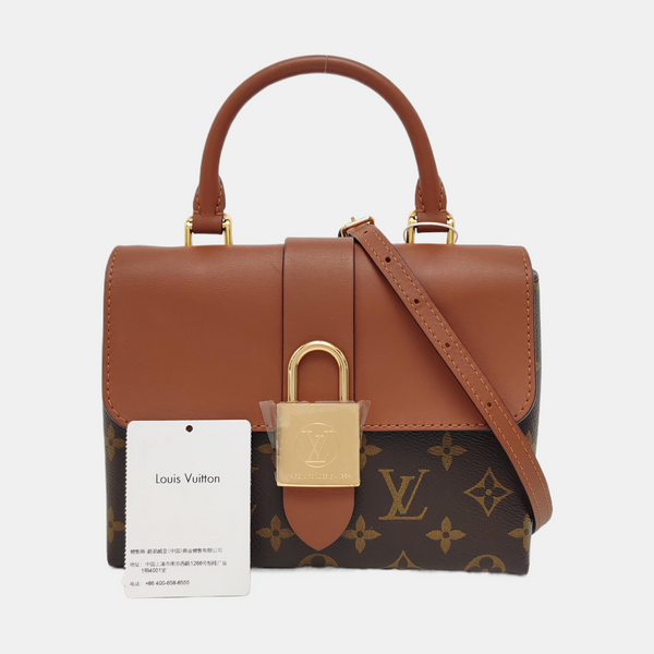 Authenticated pre-owned  Locky BB Monogram Coated Canvas Brown - Shoulder Bag at Looply
