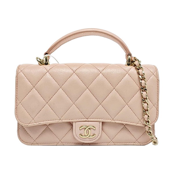Quilted Lambskin Pink