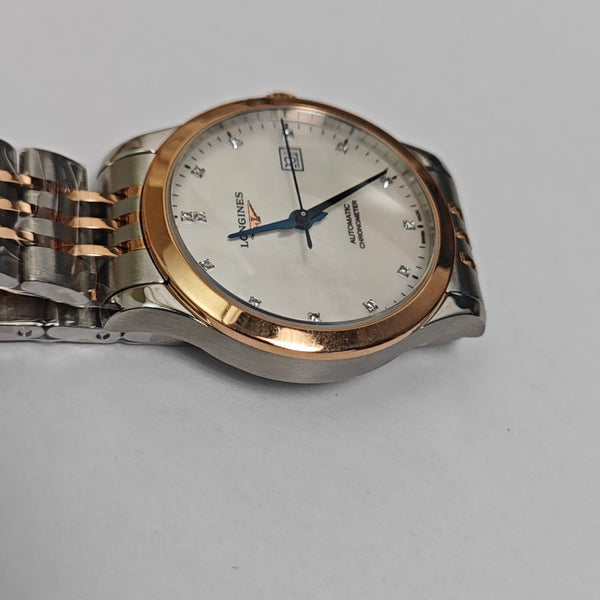 Record 30mm White Automatic Watch