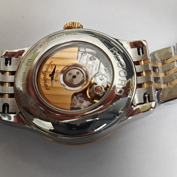 Record 30mm White Automatic Watch