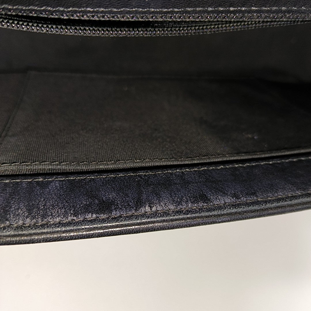 BOY CHANEL Large Quilted Lambskin Black