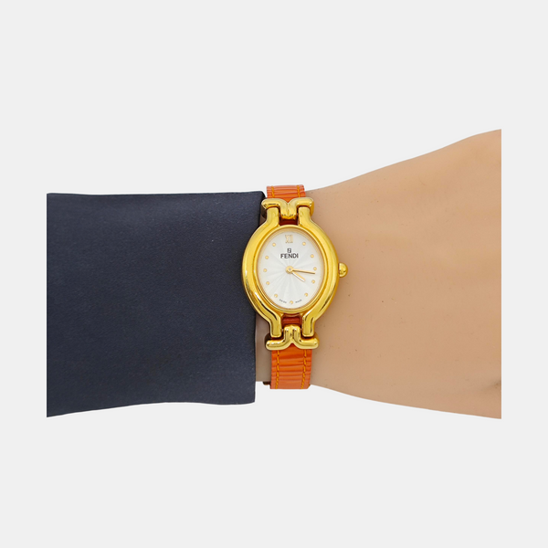 24mm White Quartz Watch