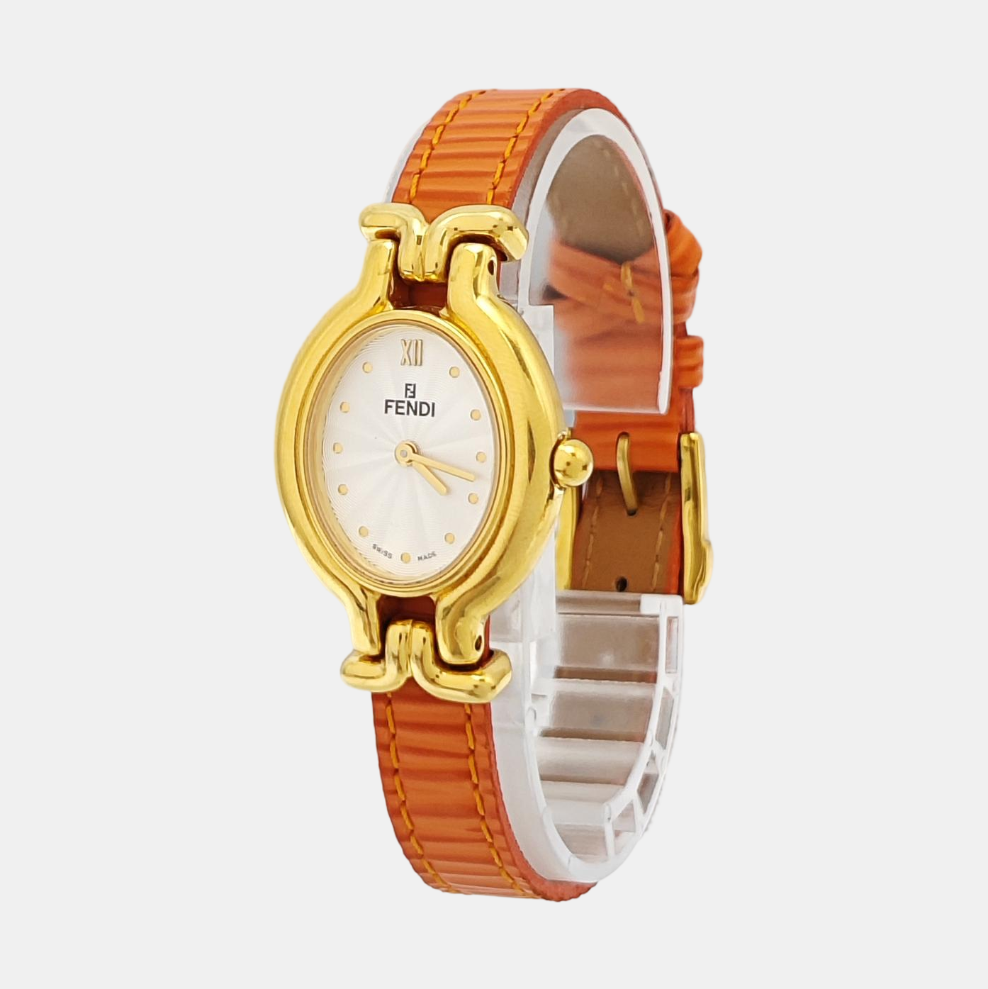 24mm White Quartz Watch