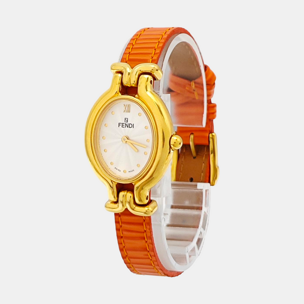 24mm White Quartz Watch