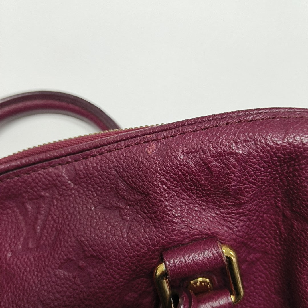 SPEEDY 25 Calfskin Red