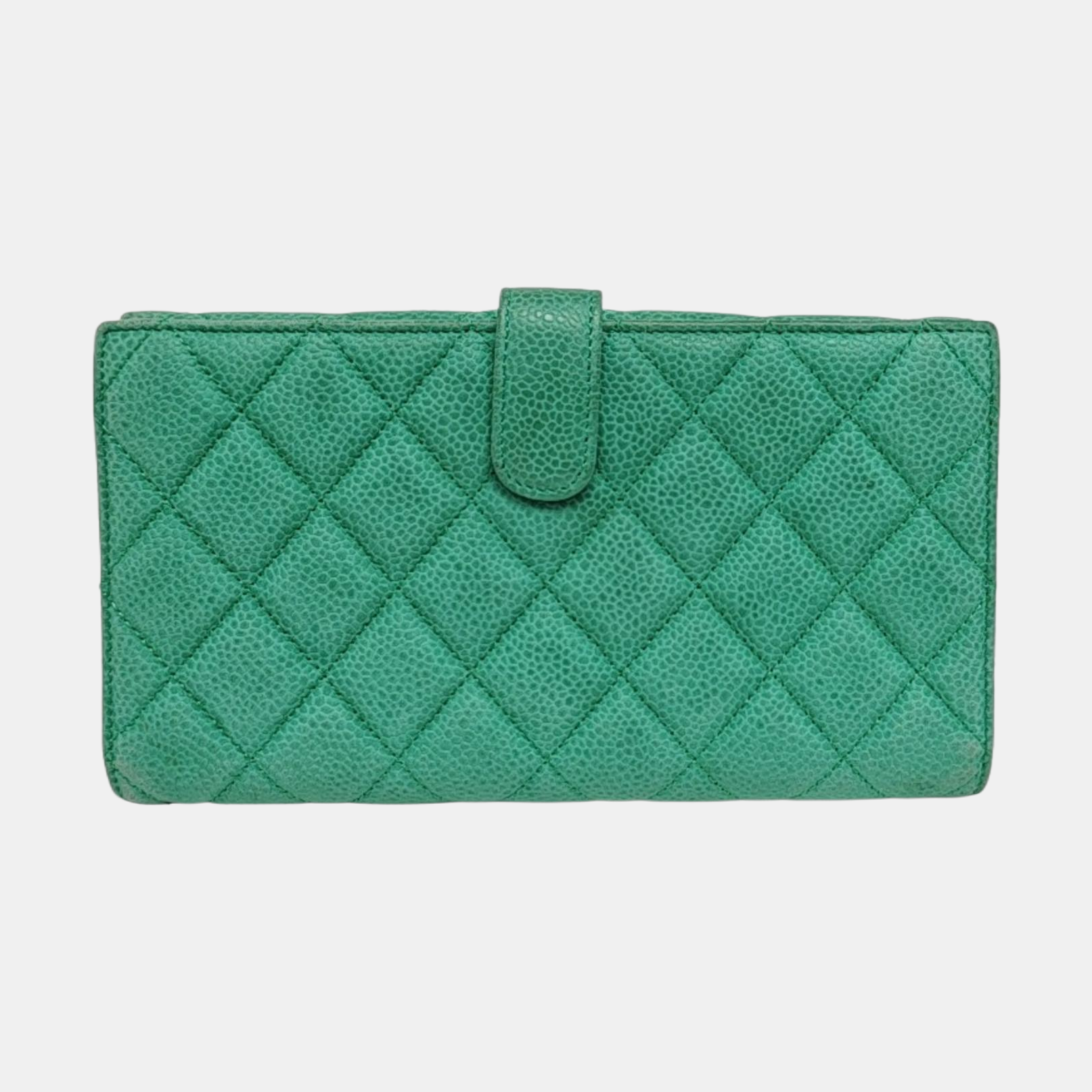 Quilted Grained Calfskin Green