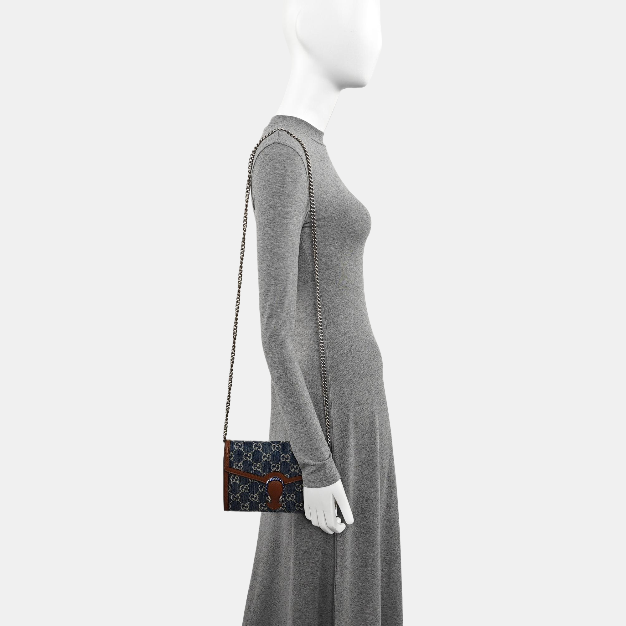 Dionysus Mini Monogram Denim Blue