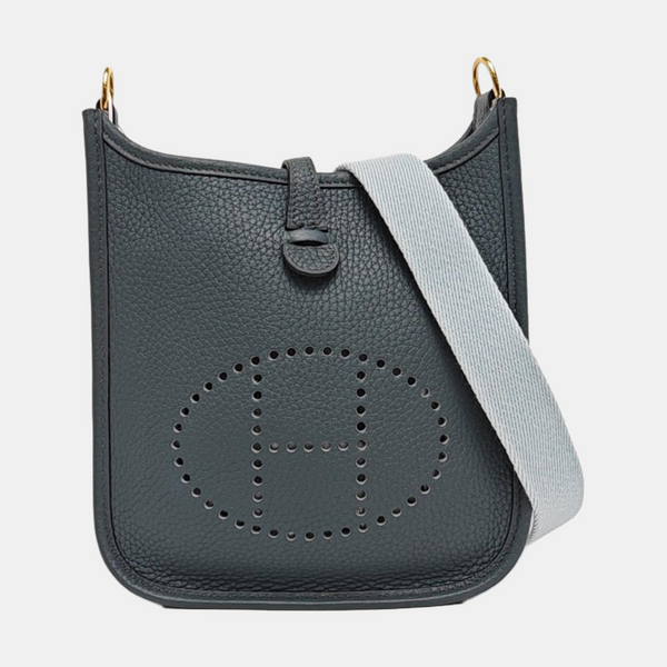 Authenticated pre-owned  Evelyne 17 Clemence Green - Shoulder Bag at Looply