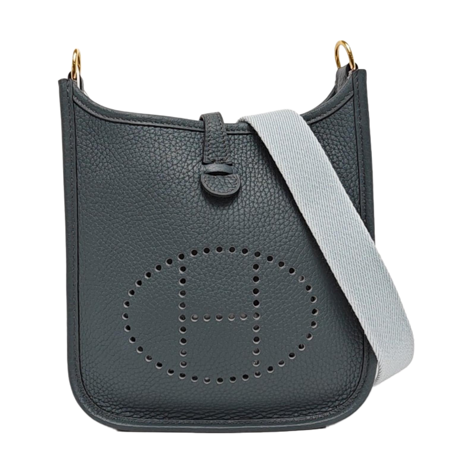 Authenticated pre-owned  Evelyne 17 Clemence Green - Shoulder Bag at Looply