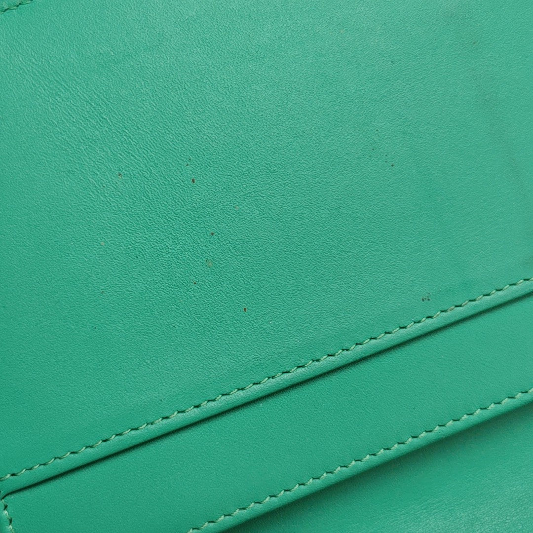 Quilted Grained Calfskin Green