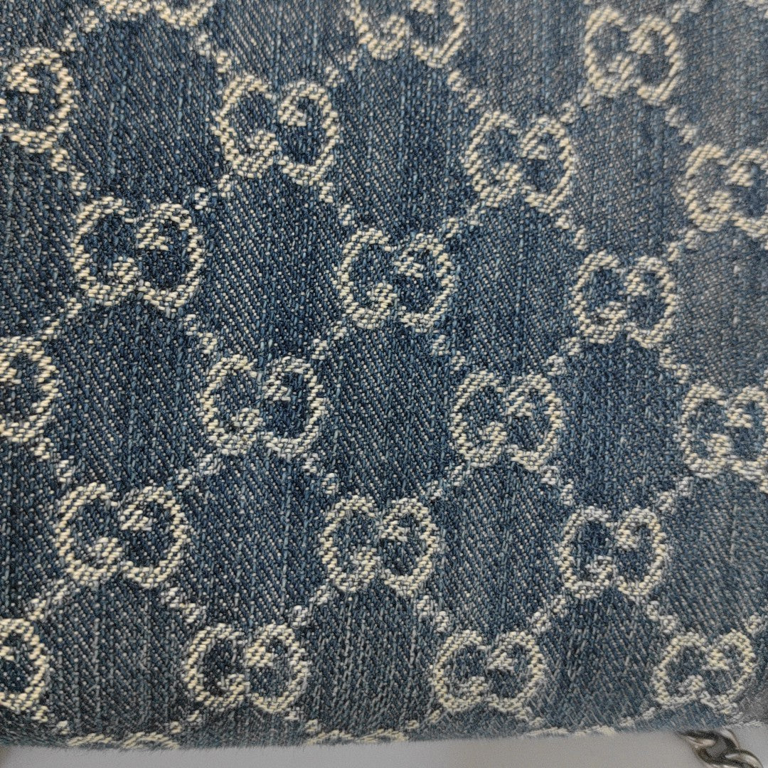 Dionysus Mini Monogram Denim Blue