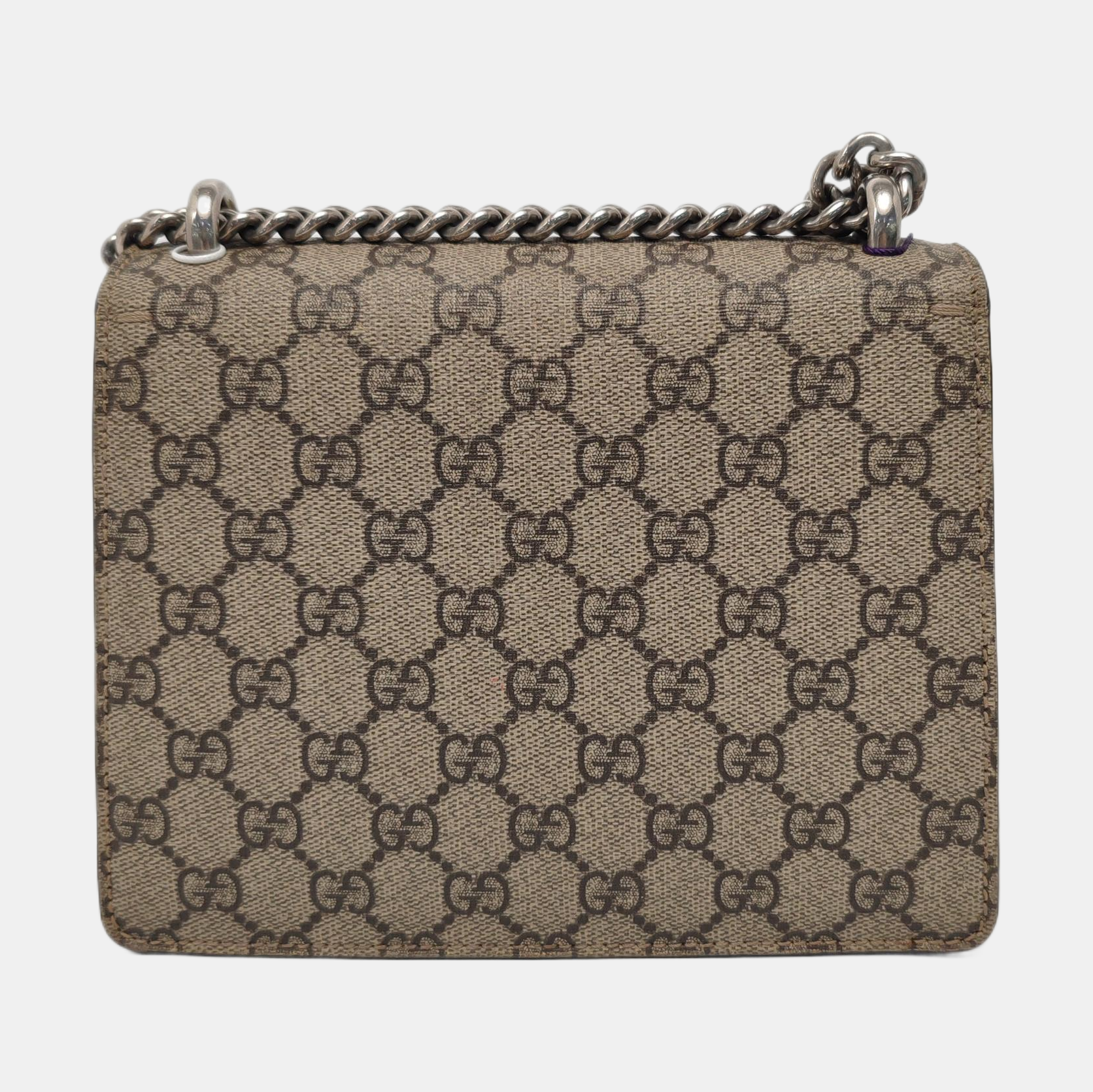 Authenticated pre-owned  Dionysus Super Mini Monogram Coated Canvas Beige - Crossbody Bag at Looply