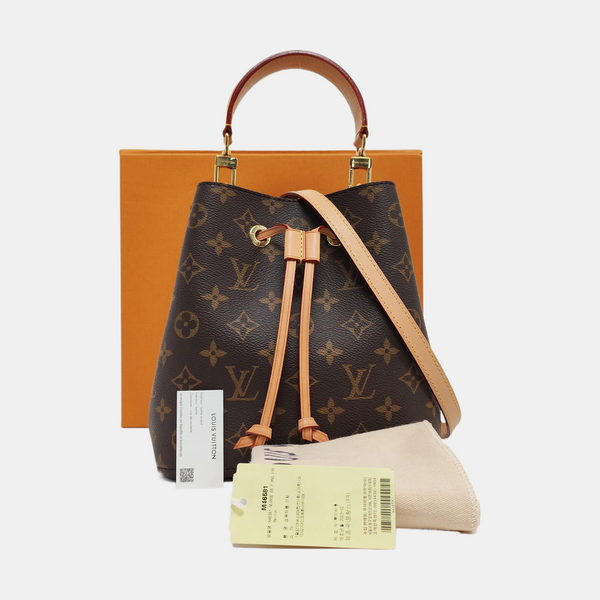 NÉONOÉ BB Monogram Coated Canvas Brown