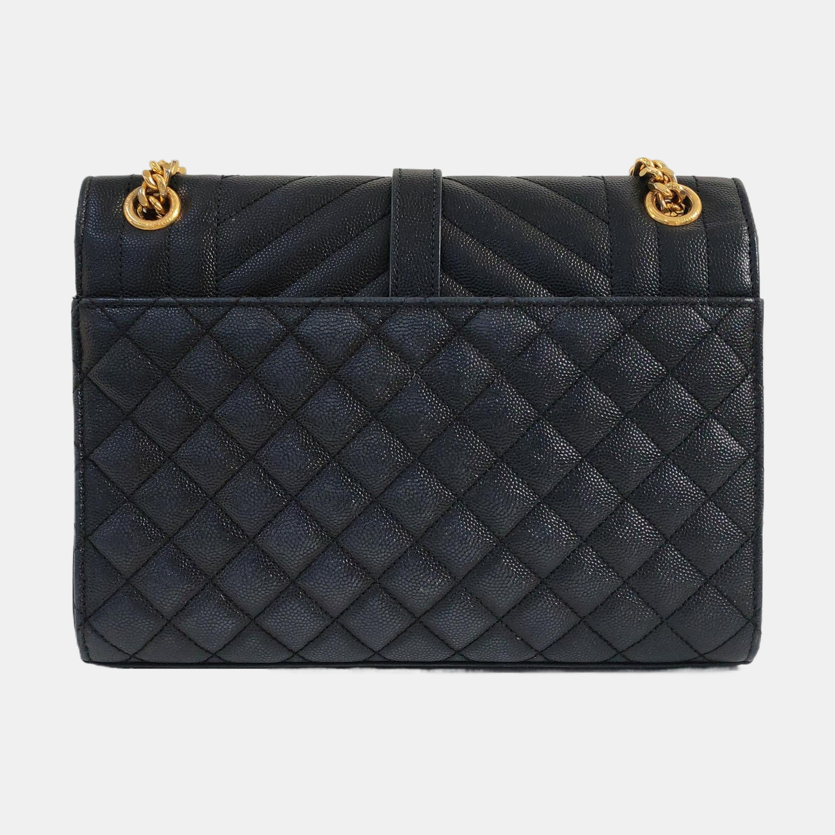 ENVELOPE Medium Quilted Calfskin Black