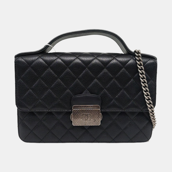 Quilted Lambskin Black