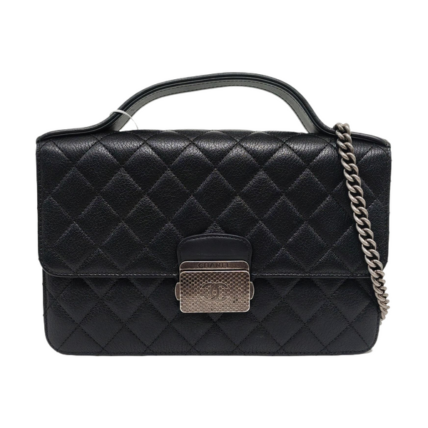 Quilted Lambskin Black