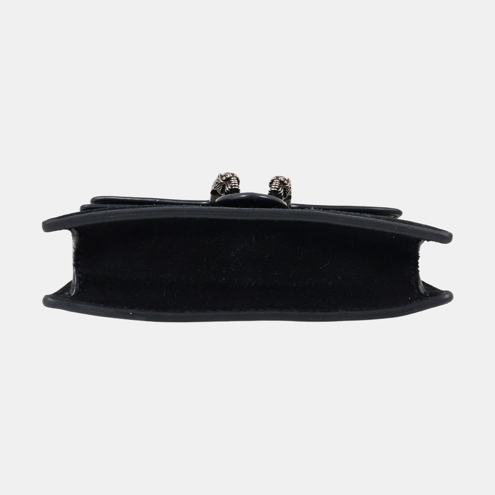 Authenticated pre-owned  Dionysus Super Mini Suede Black - Shoulder Bag at Looply