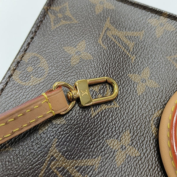 SAC PLAT Mini Monogram Coated Canvas Brown