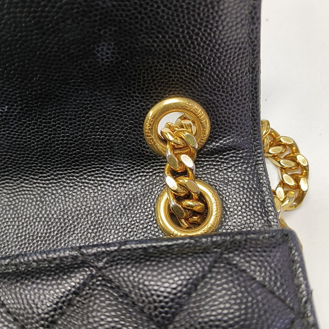ENVELOPE Medium Quilted Calfskin Black