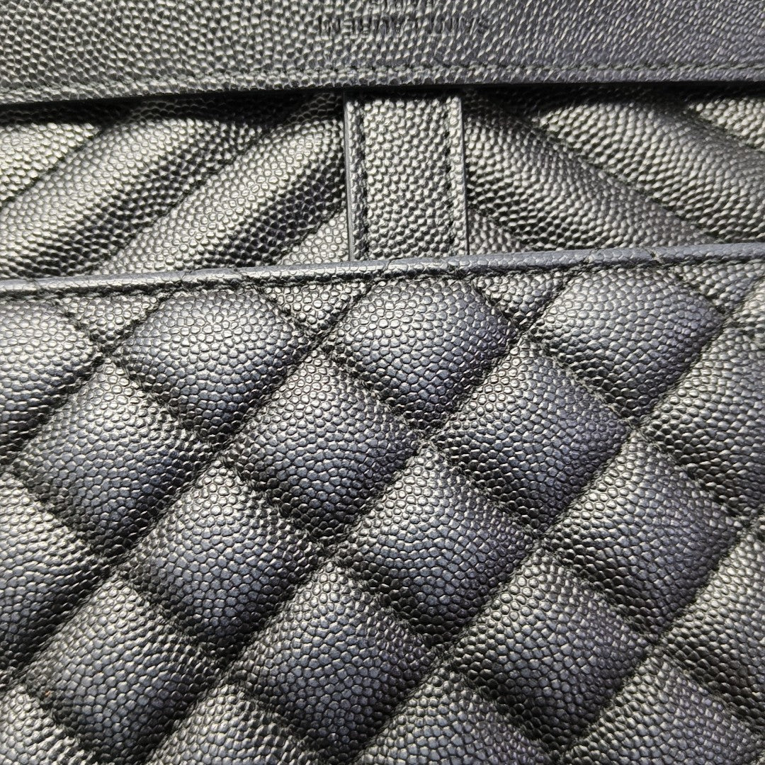 ENVELOPE Medium Quilted Calfskin Black