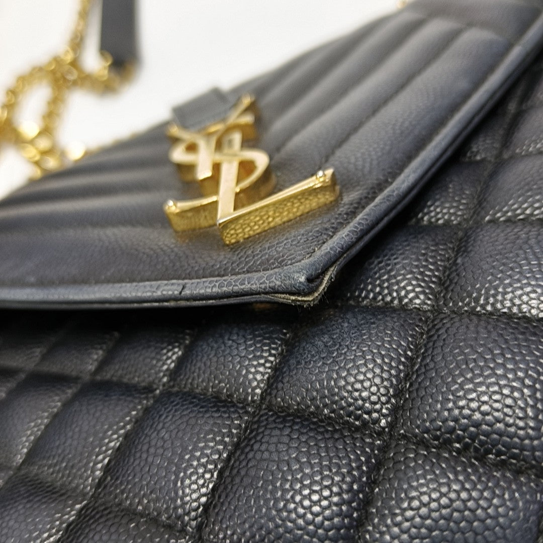 ENVELOPE Medium Quilted Calfskin Black
