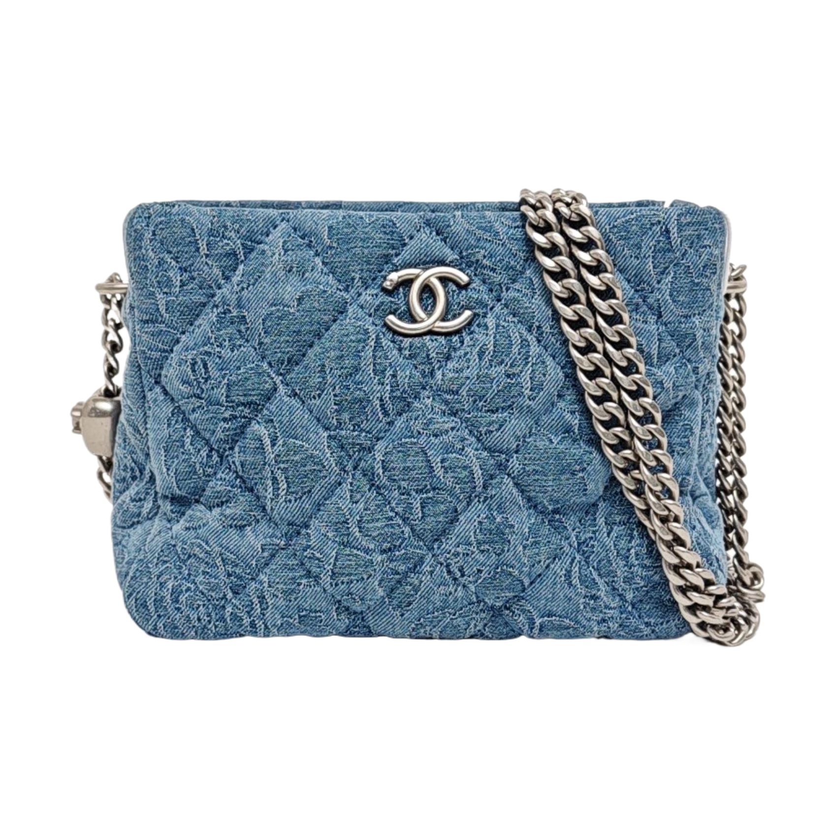 Quilted Denim Blue