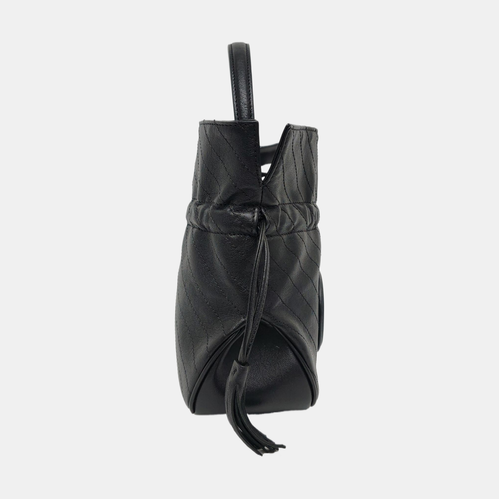 Authenticated pre-owned  Blondie Calfskin Black - Shoulder Bag at Looply