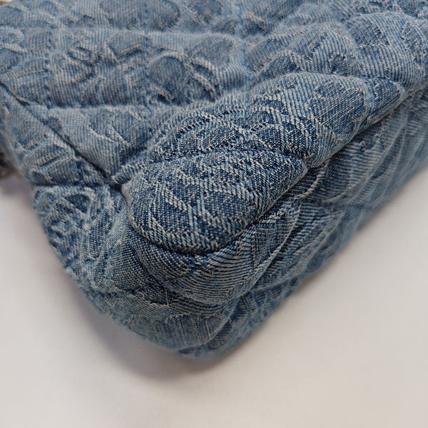 Quilted Denim Blue