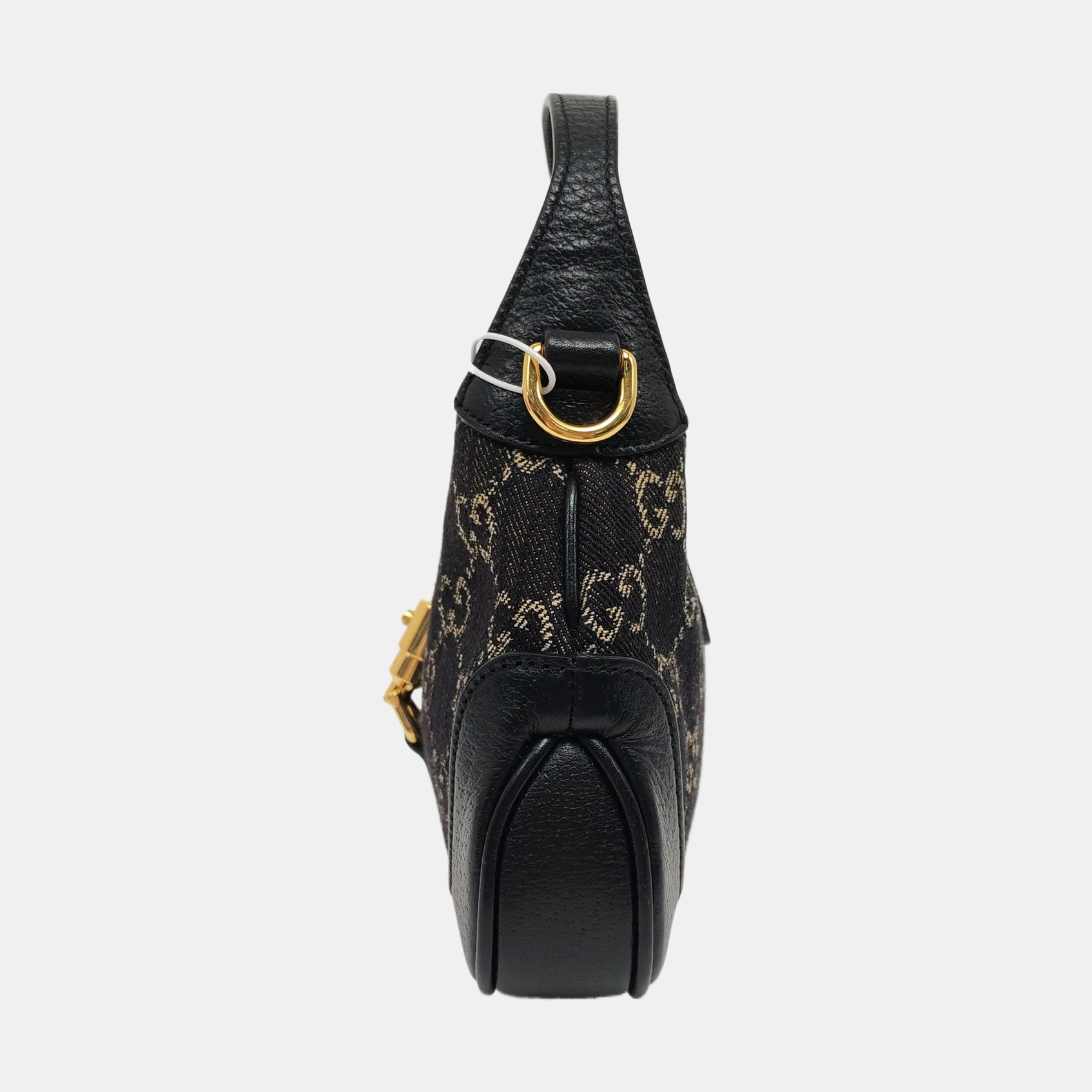 Authenticated pre-owned  Jackie 1961 Mini Monogram Denim Black - Shoulder Bag at Looply
