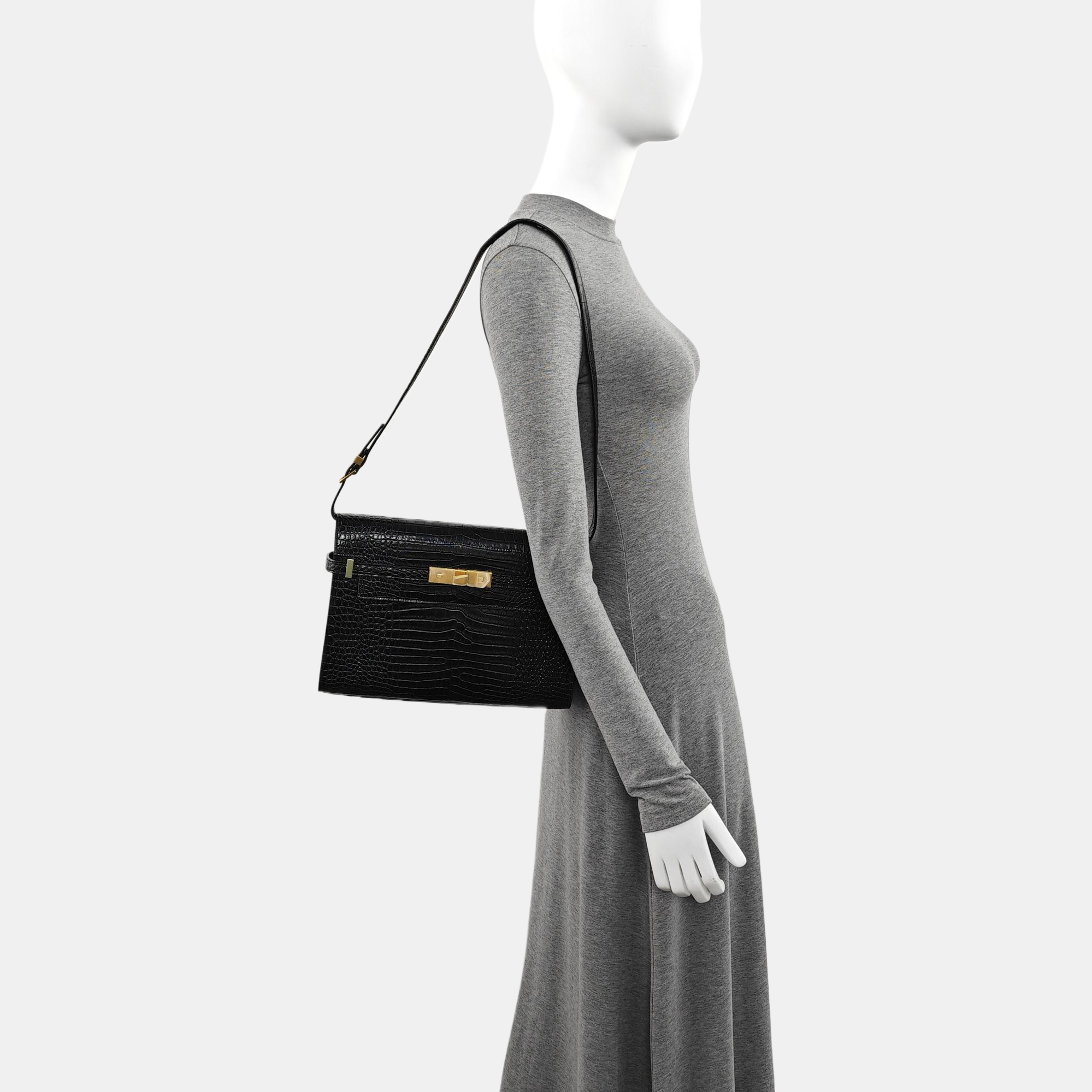MANHATTAN Calfskin Black