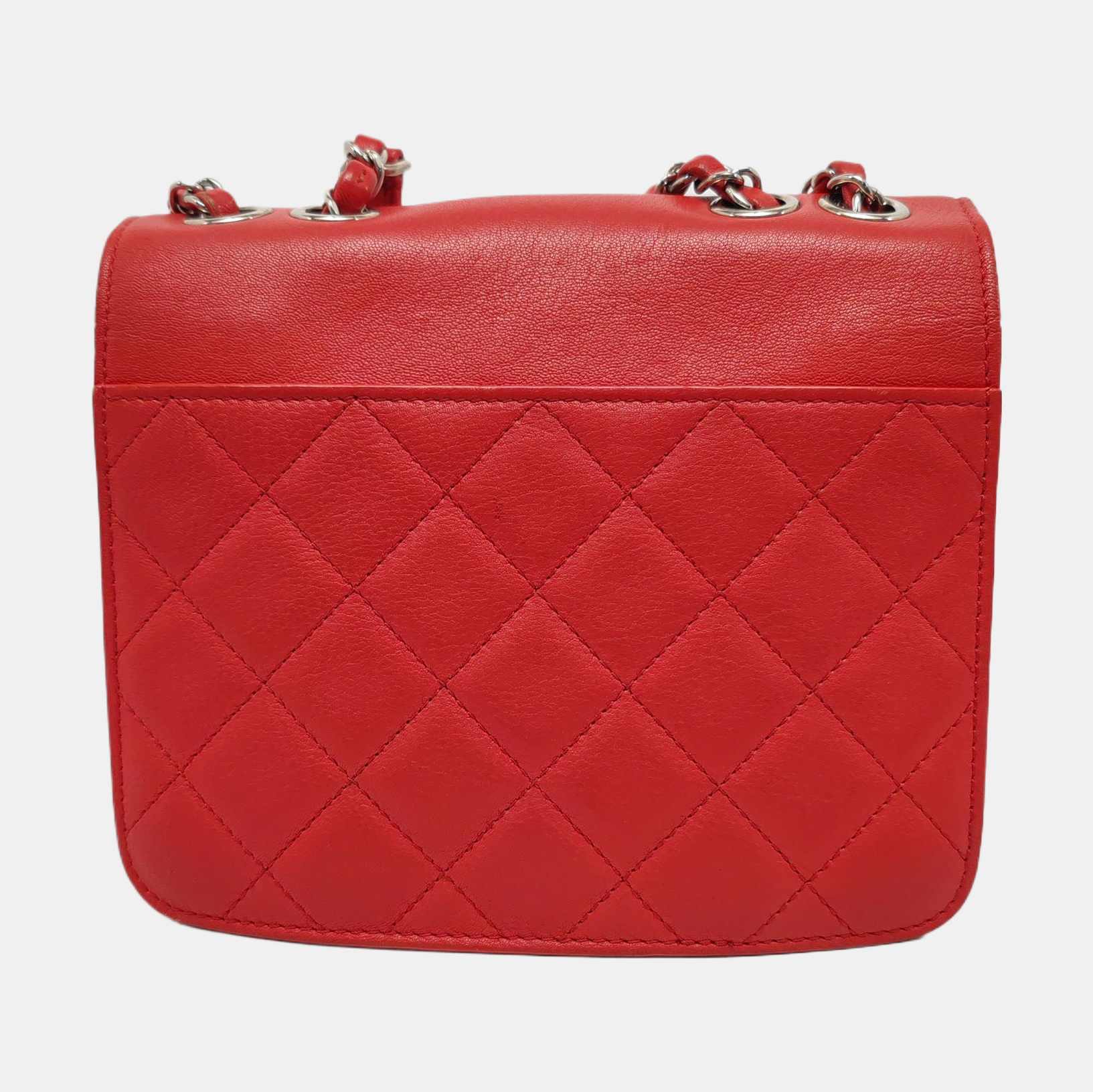 Quilted Lambskin Red