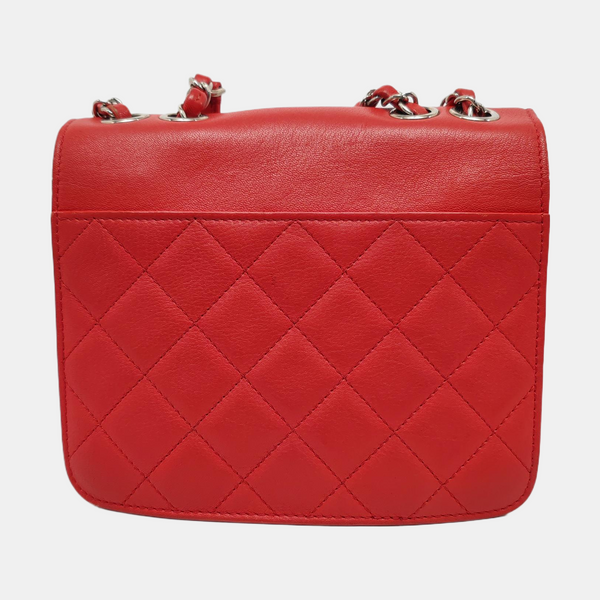 Quilted Lambskin Red