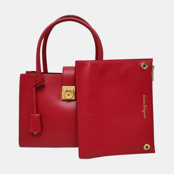Marlene Calfskin Red