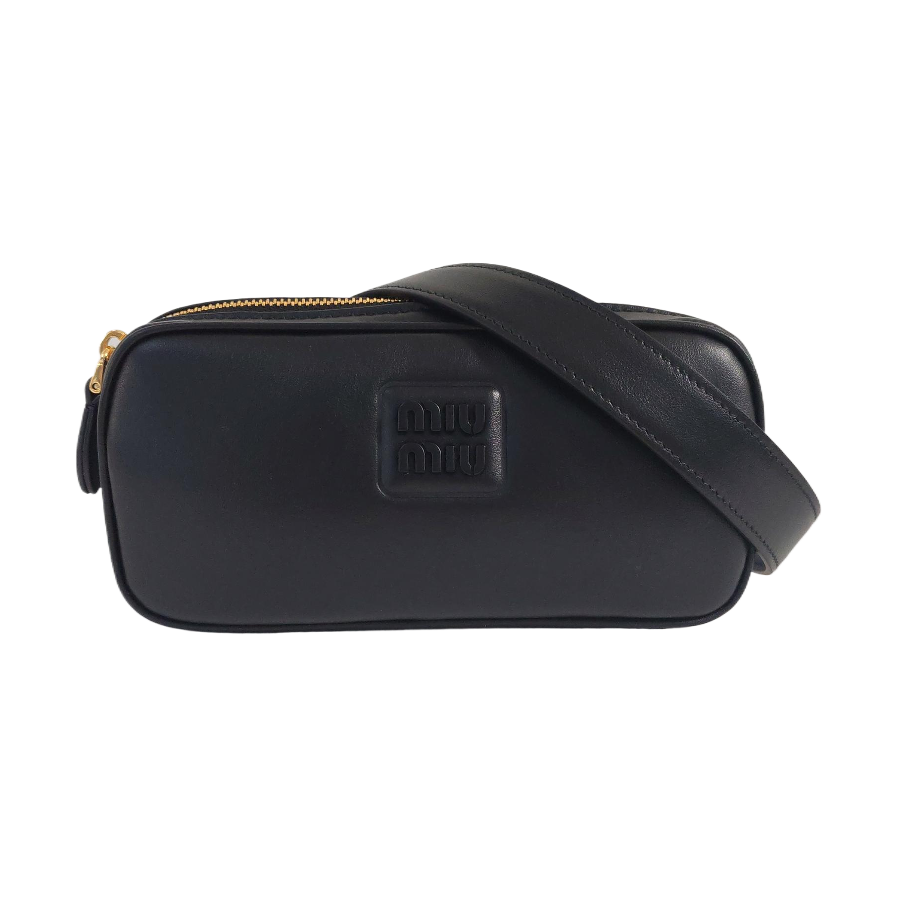 Authenticated pre-owned  Arcadie Calfskin Black - Belt Bag at Looply