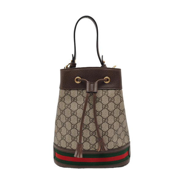Authenticated pre-owned  Ophidia Small Monogram Coated Canvas Beige - Top Handle Bag at Looply