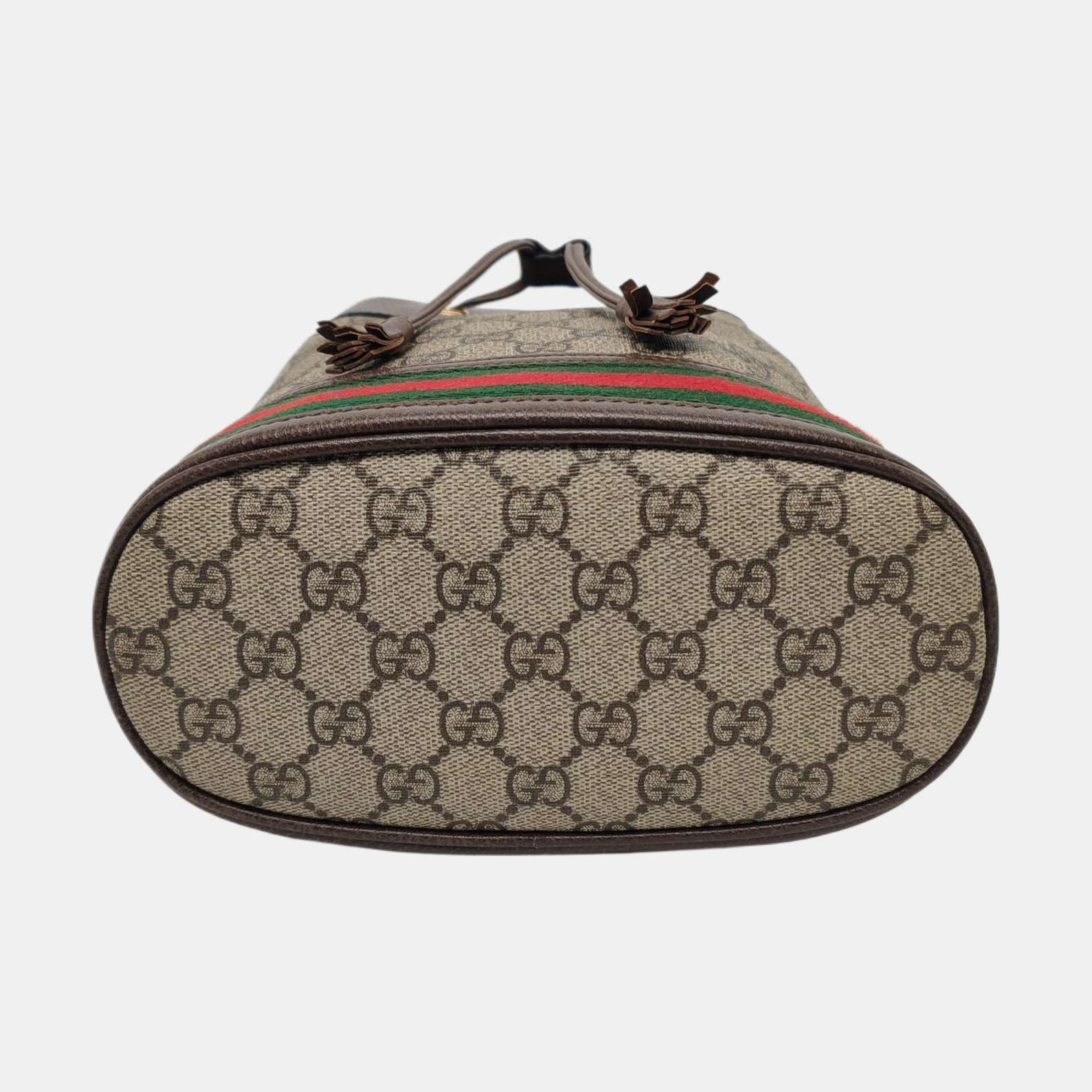 Authenticated pre-owned  Ophidia Small Monogram Coated Canvas Beige - Top Handle Bag at Looply