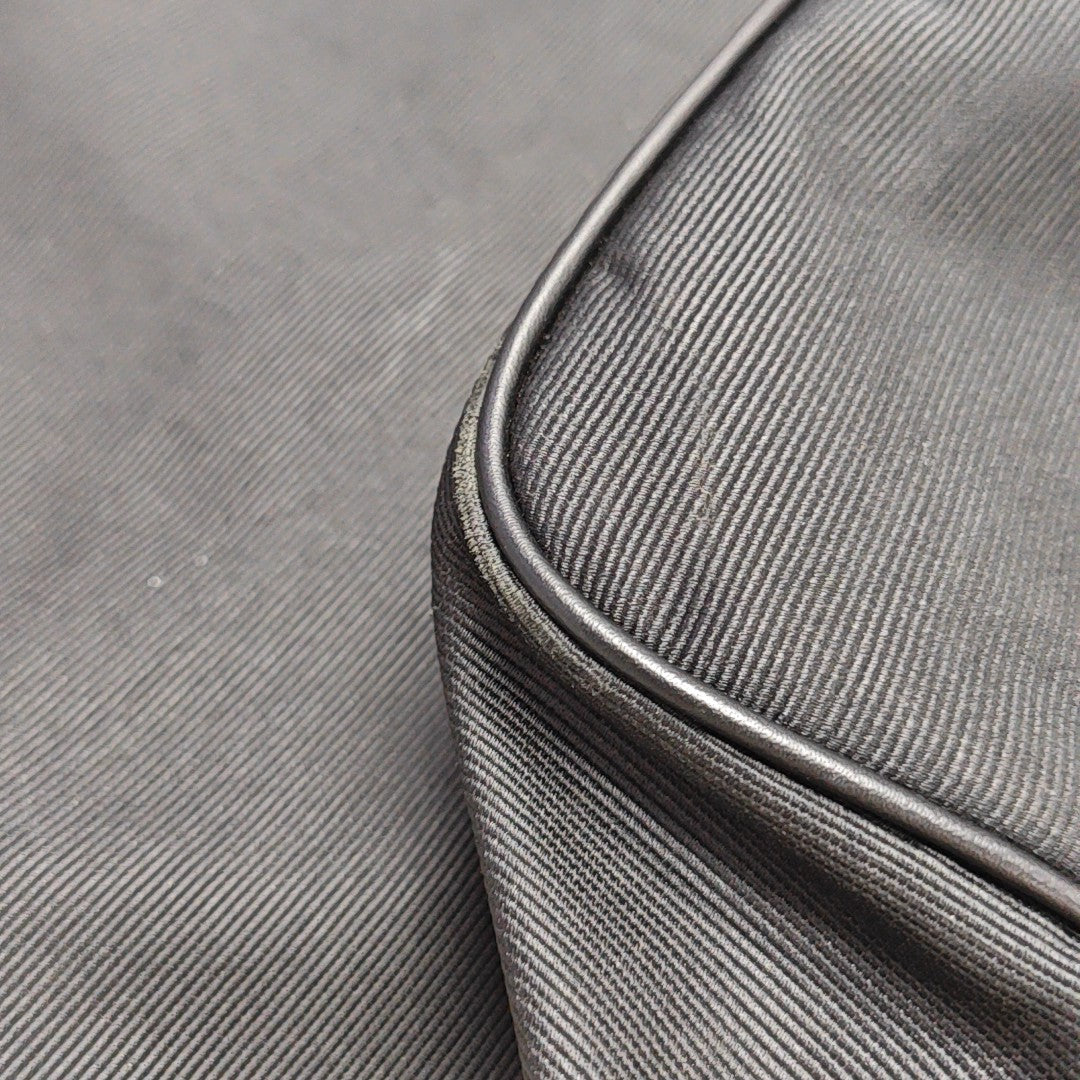 Fabric Top Handle Bag Black