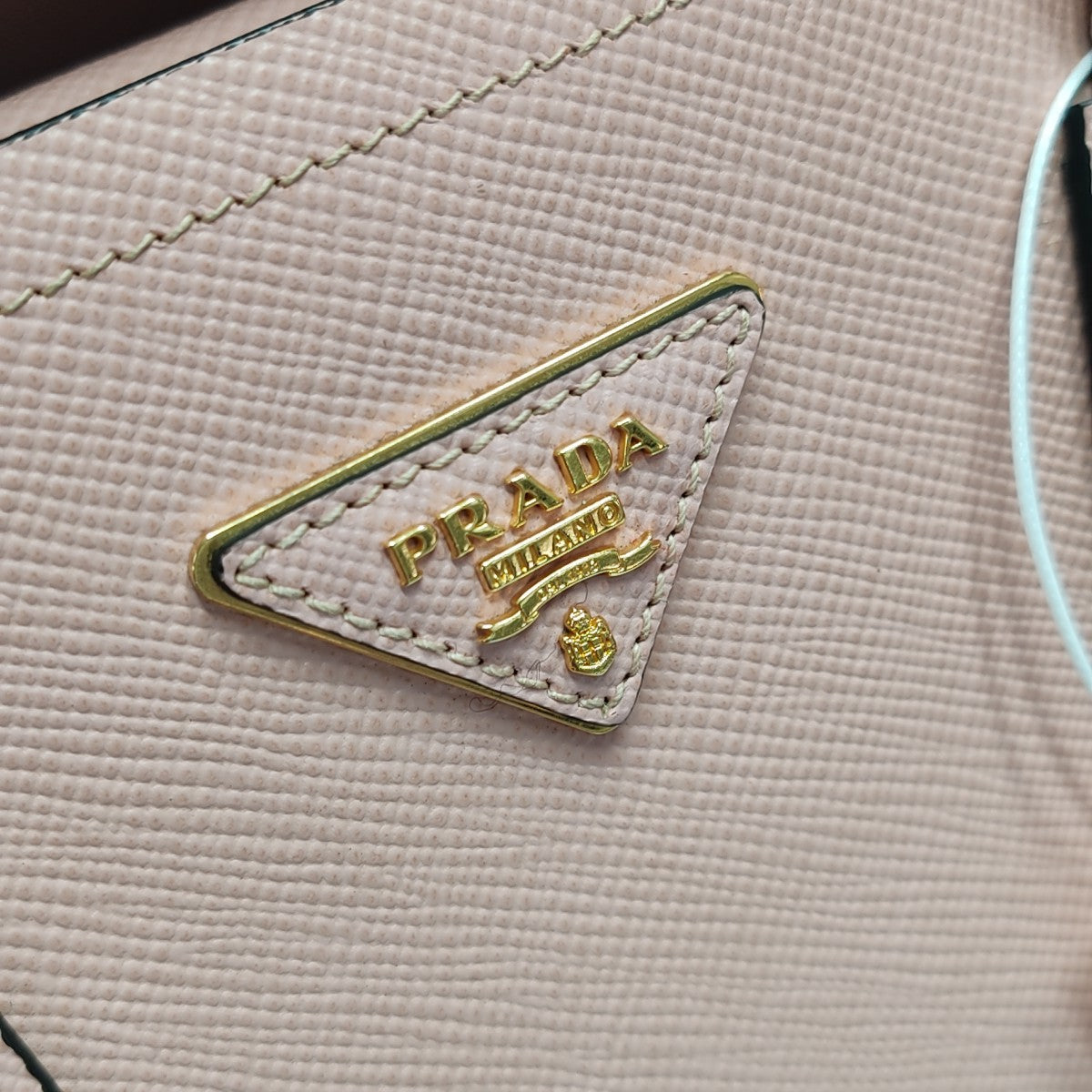 Double Large Saffiano Calfskin Pink