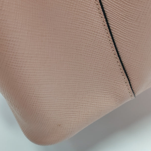 Double Large Saffiano Calfskin Pink