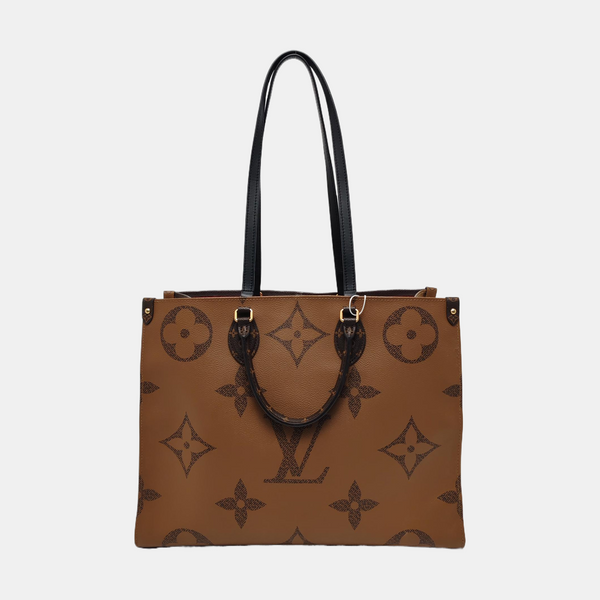 Authenticated pre-owned  Onthego GM Monogram Coated Canvas Brown - Shoulder Bag at Looply