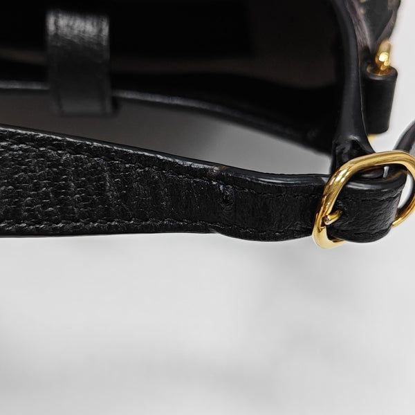 Authenticated pre-owned  Jackie 1961 Mini Monogram Denim Black - Shoulder Bag at Looply