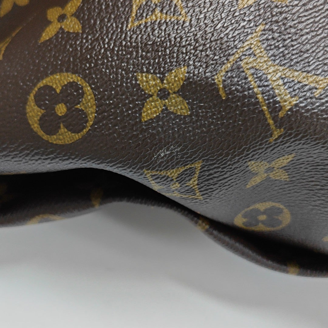 Authenticated pre-owned  Artsy MM Monogram Coated Canvas Brown - Top Handle Bag at Looply