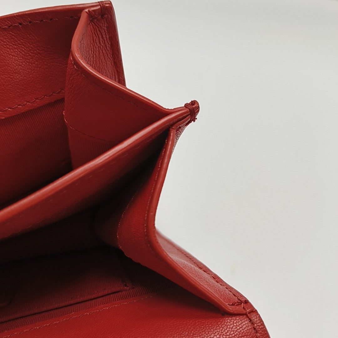 Quilted Lambskin Red